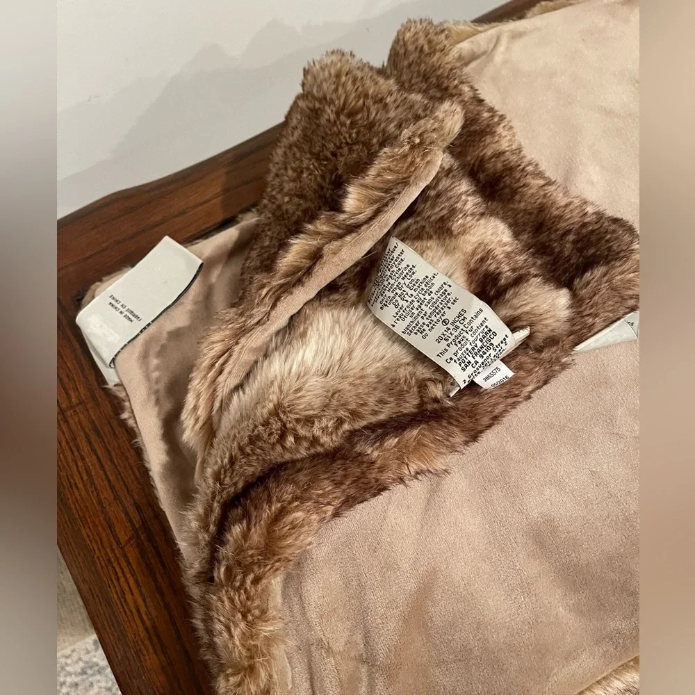 Pottery Barn faux pile
